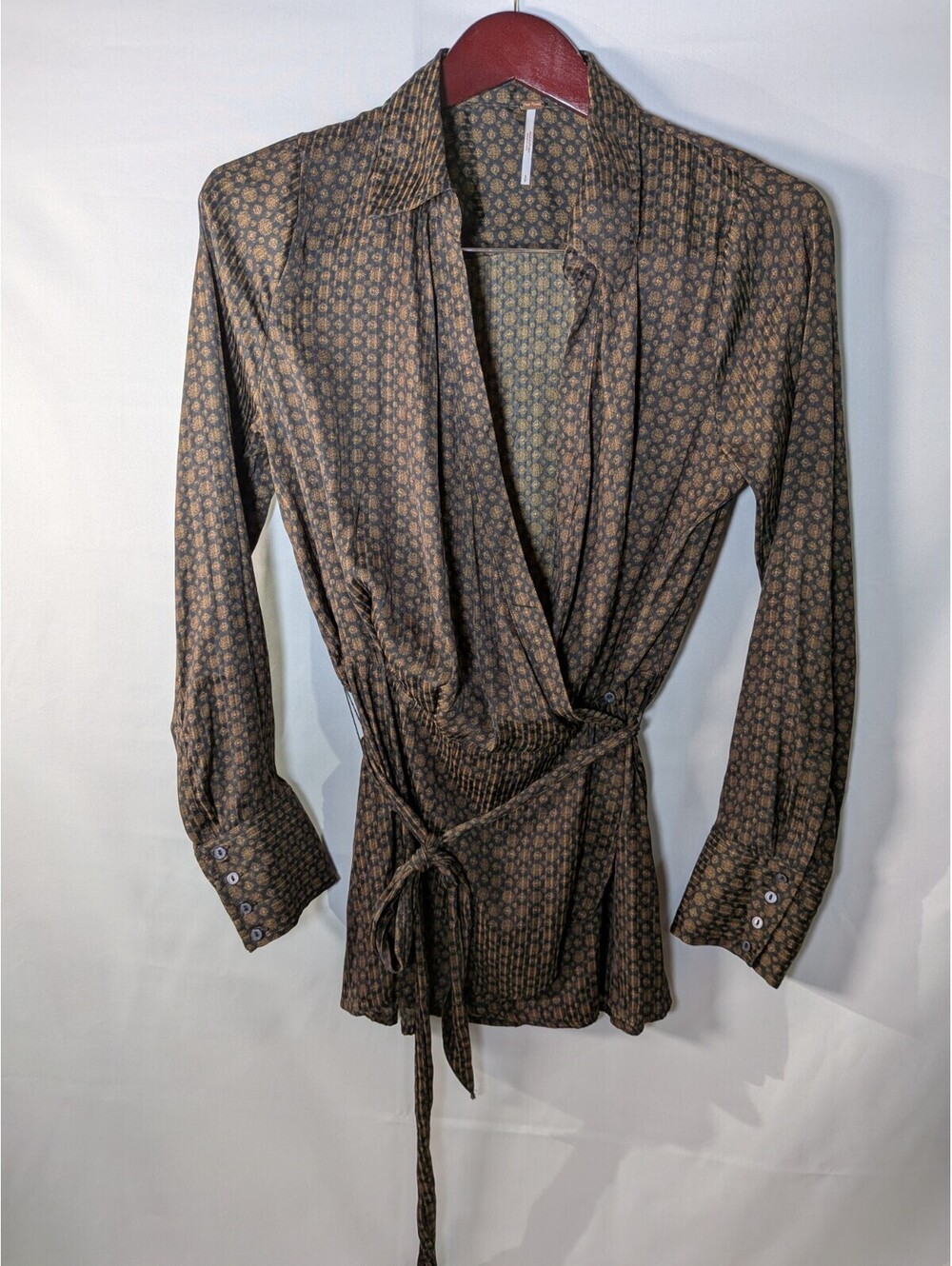 Free People Arlo Wrap Belted Top - Tunic